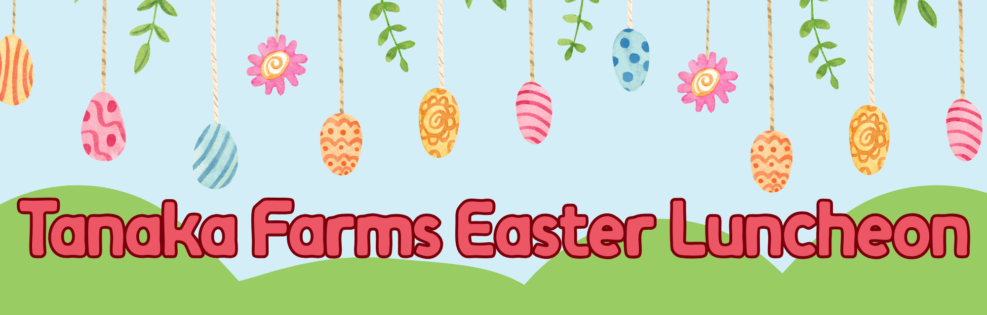 Easter Hilltop Luncheon at Tanaka Farms
