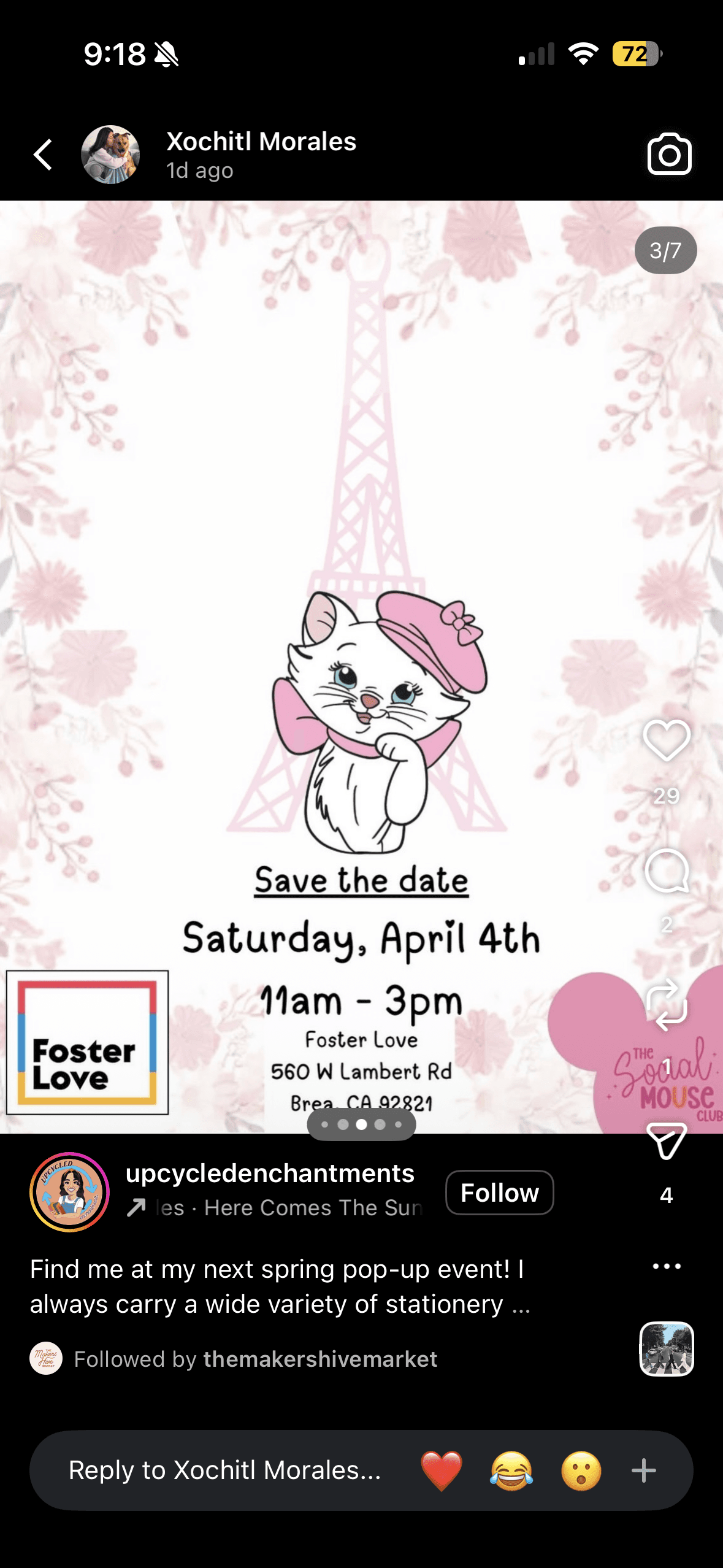 Upcycled Enchantments Spring Pop-Up at Foster Love