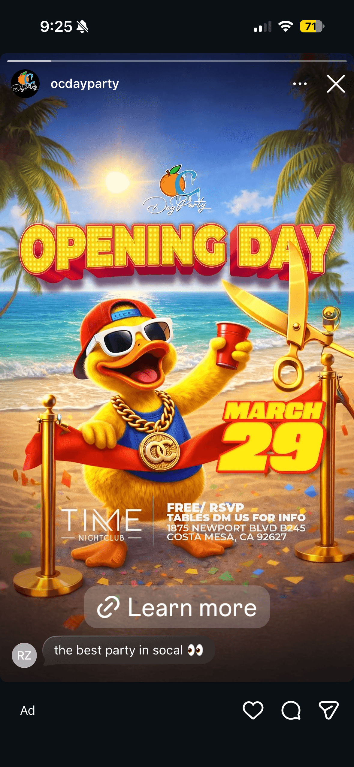 OC Day Party - Opening Day